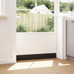 Brosses de porte adhésives 2 pcs Noir 100 cm 513938513938