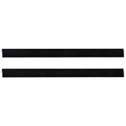 Brosses de porte adhésives 2 pcs Noir 100 cm 513938513938