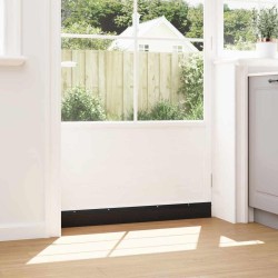 Brosses d'étanchéité pour porte à visser 12 pcs Noir 100 cm 513943513943