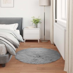 Tapis en fausse TAFALLA Gris Ø 100 cm Polyester 513945513945