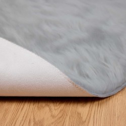 Tapis en fausse TAFALLA Gris Ø 100 cm Polyester 513945513945
