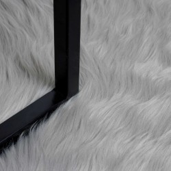 Tapis en fausse TAFALLA Gris 80 x 120 cm Polyester 513947513947