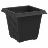 Pot de Fleurs Carré 6 pcs Noir 16 x 16 x 14 cm Plastique 513952513952