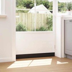 Brosses de porte adhésives 6 pcs Noir 100 cm 513955513955