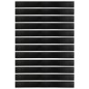 Brosses de porte adhésives 12 pcs Noir 100 cm 513959513959