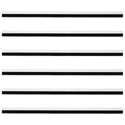 Brosses d'étanchéité pour porte à visser 6 pcs Blanc 100 cm 513962513962