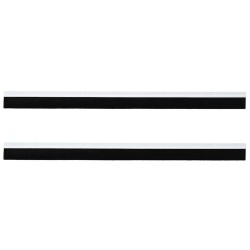 Brosses d'étanchéité pour porte à visser 2 pcs Blanc 100 cm 513964513964