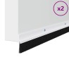 Brosses d'étanchéité pour porte à visser 2 pcs Blanc 100 cm 513965513965