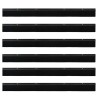 Brosses d'étanchéité pour porte à visser 6 pcs Noir 100 cm 513969513969