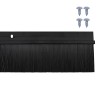 Brosses d'étanchéité pour porte à visser 2 pcs Noir 100 cm 513978513978