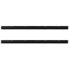 Brosses d'étanchéité pour porte à visser 2 pcs Noir 100 cm 513980513980