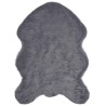 Tapis en fausse TAFALLA Anthracite 60 x 90 cm Polyester 513985513985