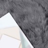 Tapis en fausse TAFALLA Anthracite 80 x 120 cm Polyester 513986513986