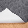 Tapis en fausse TAFALLA Anthracite 80 x 200 cm Polyester 513991513991