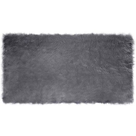 Tapis en fausse TAFALLA Anthracite 60 x 110 cm Polyester 514008514008