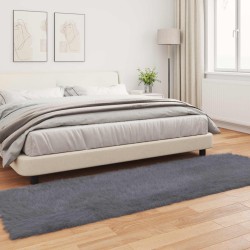 Tapis en fausse TAFALLA Anthracite 80 x 250 cm Polyester 514018514018