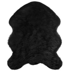 Tapis en fausse TAFALLA Noir 50 x 80 cm Polyester 514025514025