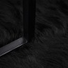 Tapis en fausse TAFALLA Noir Ø 80 cm Polyester 514026514026