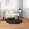 Tapis en fausse TAFALLA Noir Ø 100 cm Polyester 514027514027