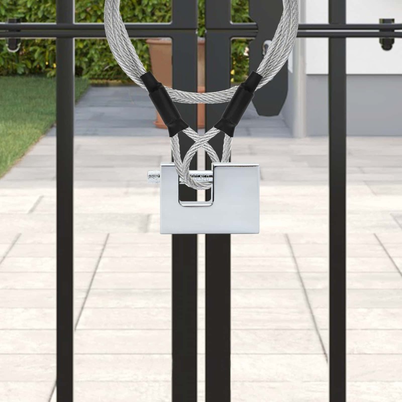 Verrou 2 pcs Argenté Acier 514039514039