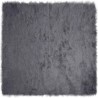 Tapis en fausse TAFALLA Anthracite 240 x 240 cm Polyester 514067514067