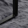 Tapis en fausse TAFALLA Anthracite Ø 160 cm Polyester 514074514074