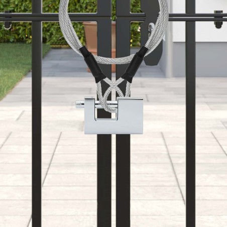 Verrou 12 pcs Argenté Acier 514077514077