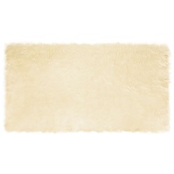 Tapis en fausse TAFALLA Crème 60 x 110 cm Polyester 514089514089