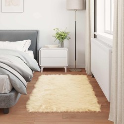 Tapis en fausse TAFALLA Crème 60 x 110 cm Polyester 514089514089