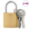 U Lock avec Clés 100 pcs Laiton Fer 514110514110
