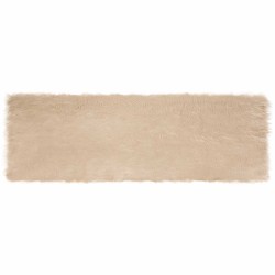 Tapis en fausse TAFALLA Beige 80 x 250 cm Polyester 514113514113