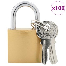 U Lock avec Clés 100 pcs Laiton Fer 514115514115
