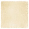 Tapis en fausse TAFALLA Crème 160 x 160 cm Polyester 514116514116