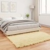Tapis en fausse TAFALLA Crème 160 x 160 cm Polyester 514116514116