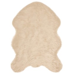 Tapis en fausse TAFALLA Beige 60 x 90 cm Polyester 514121514121