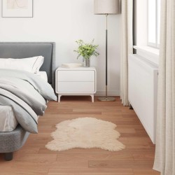 Tapis en fausse TAFALLA Beige 60 x 90 cm Polyester 514121514121