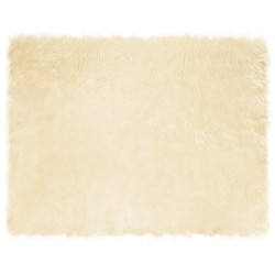 Tapis en fausse TAFALLA Crème 240 x 340 cm Polyester 514122514122