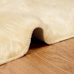Tapis en fausse TAFALLA Crème 160 x 230 cm Polyester 514123514123