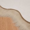 Tapis en fausse TAFALLA Beige 50 x 80 cm Polyester 514127514127