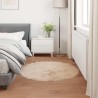 Tapis en fausse TAFALLA Beige Ø 120 cm Polyester 514128514128
