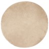 Tapis en fausse TAFALLA Beige Ø 80 cm Polyester 514131514131