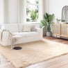 Tapis en fausse TAFALLA Beige 240 x 240 cm Polyester 514132514132