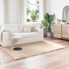 Tapis en fausse TAFALLA Beige 140 x 200 cm Polyester 514136514136