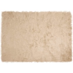 Tapis en fausse TAFALLA Beige 160 x 230 cm Polyester 514137514137