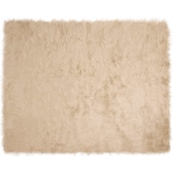 Tapis en fausse TAFALLA Beige 200 x 280 cm Polyester 514138514138