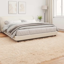 Tapis en fausse TAFALLA Beige 200 x 280 cm Polyester 514138514138
