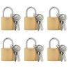 U Lock avec Clés 6 pcs Laiton Fer 514155514155