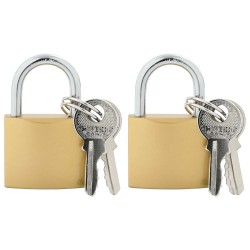U Lock avec Clés 2 pcs Laiton Fer 514184514184