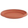 Plateau à fleurs rond 6 pcs Rouge brique Ø 21,5 x 2,5 cm 514198514198