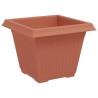 Pot de Fleurs Carré 6 pcs Rouge brique 38 x 38 x 30 cm 514201514201